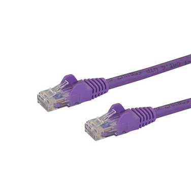 Cable de Red 10m purpura Cat6 sin Enganc