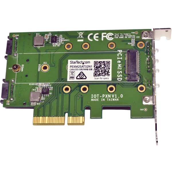 Tarjeta PCI Express 3 Puertos M.2
