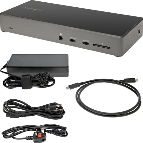 USB C Dock Triple 4K - 100W PD 6x USB