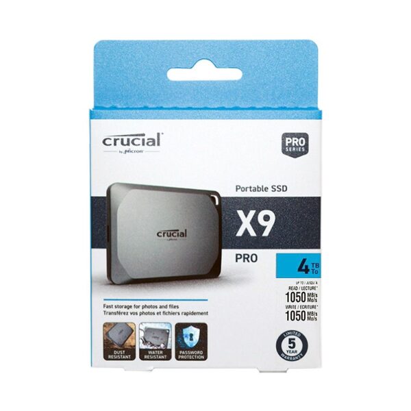 SSD X9 PRO 4000GB 4TB EXTERNAL PORTABLE