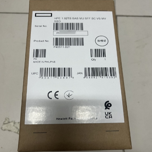 HPE 1.92TB SAS MU SFF BC VS MV SSD