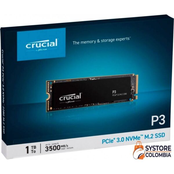 SSD P3 1000GB 3D NAND NVMe PCIe M.2