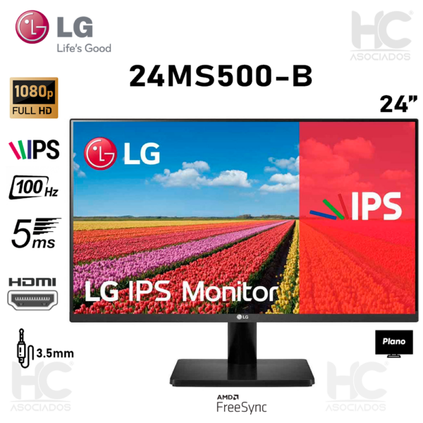 MONITOR 24MS500-B IPS FULL HD 24