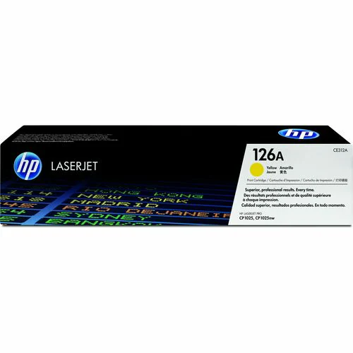 Tóner HP 126A (CE312A) Estándar Rendimiento Láser - Amarillo - Original