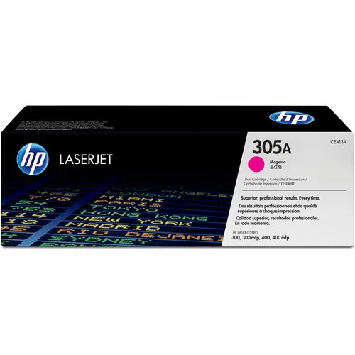 Tóner HP 305A (CE413A) Estándar Rendimiento Láser Magenta Original