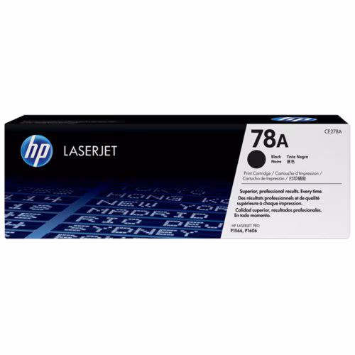 Tóner HP 78A (CE278A) Láser Negro Original