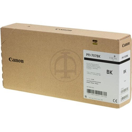 Tinta Canon PFI-707BK Negro 700 ml (9821B001)
