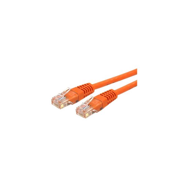Cable de Red 7,6m Cat6 RJ45 ETL Naranja