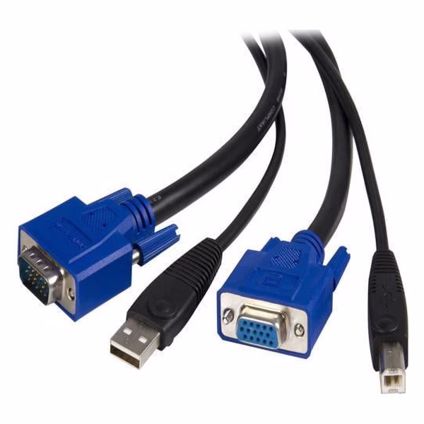 6 FT 2-IN-1 USB KVM CABLE