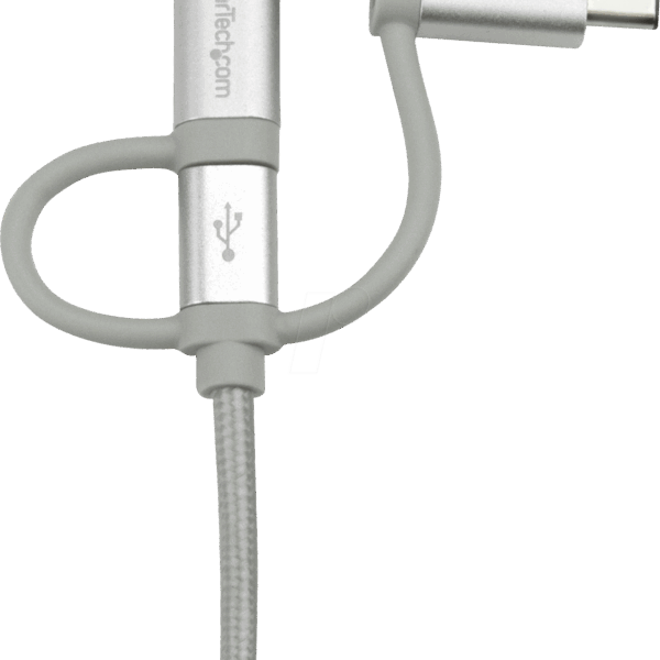 Cable 1m USB a USBC Micro Lightning