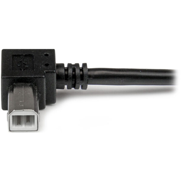 2m USB 2.0 A to Right Angle B Cable M/M
