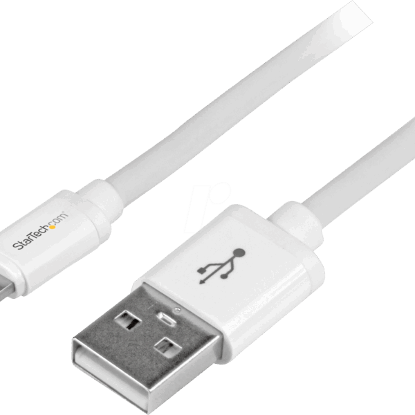 2m White 8-pin Lightning to USB Cable