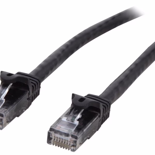 Cable de Red 7,6m Cat6 RJ45 ETL Negro