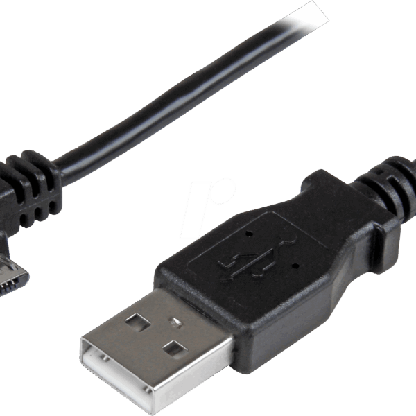 Cable de 1m Micro USB Acodado a Derecha