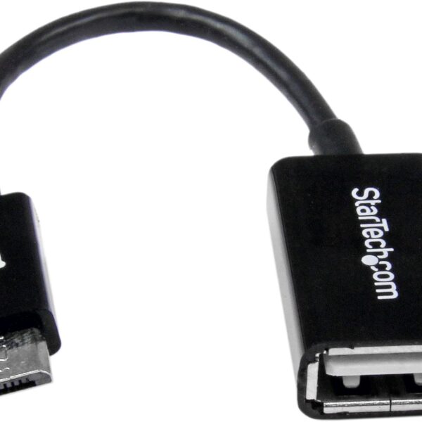 Cable 12cm Micro USB a USB A Hembra OTG